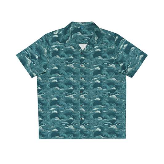 Ocean Waves All Over Print Hawaiian Shirt