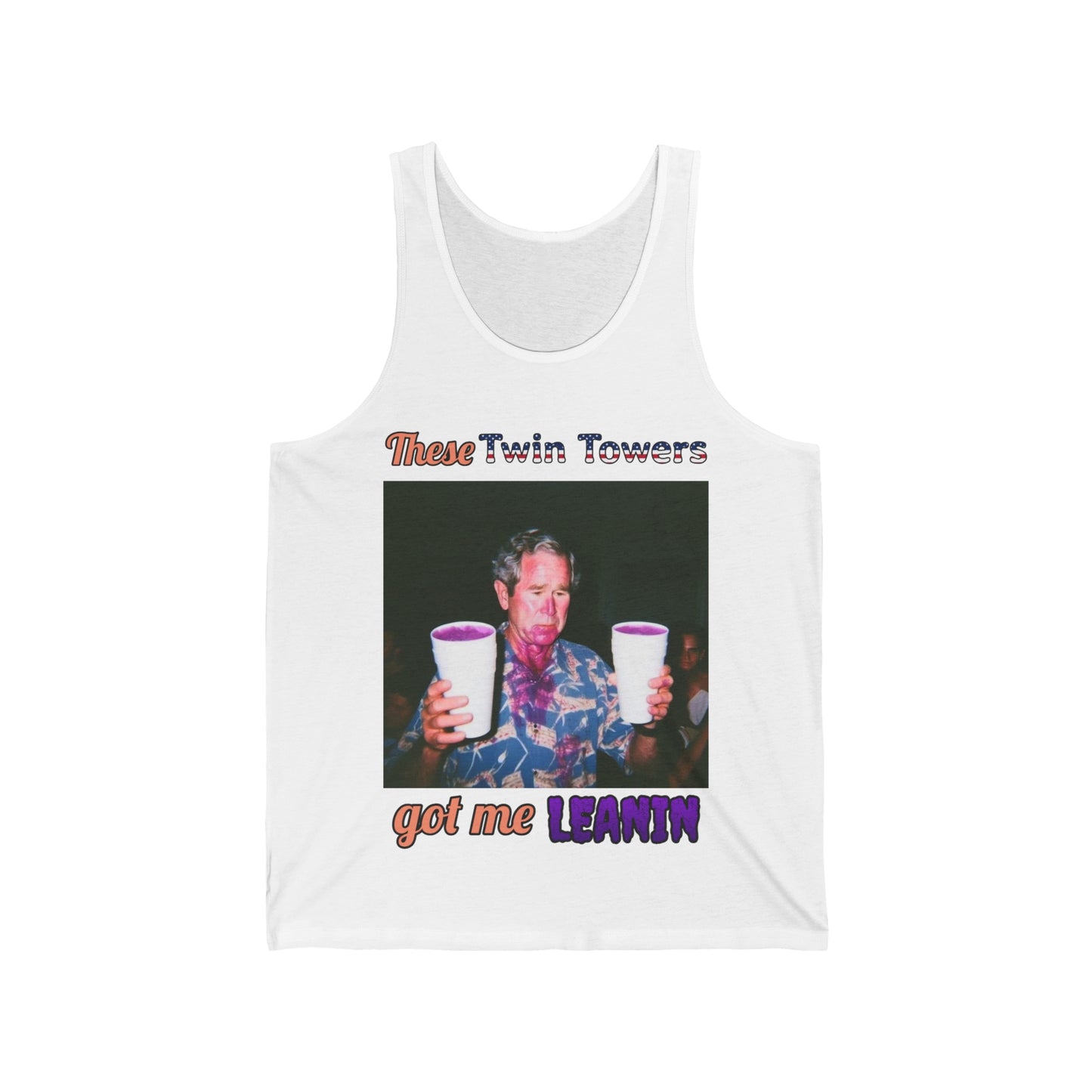 Leaning Towers of Bush Unisex Tank Top